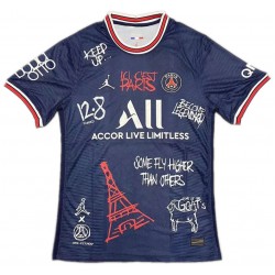 Camisola Paris Saint-Germain Graffiti Equipamento Primeiro 2021-2022 Manga Curta